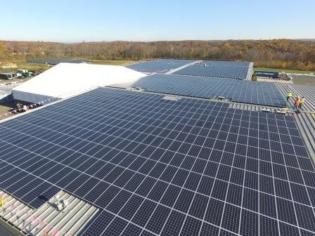 Koster Keunen’s Watertown, Connecticut, facility’s 660kw solar array offsets almost 900 tons of carbon emissions per year.